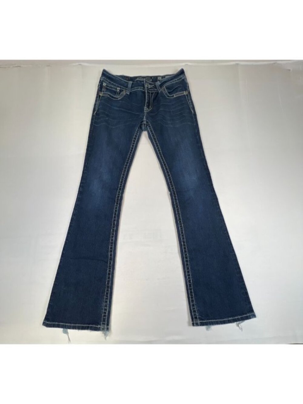 Miss Me Women’s Size 30 Bootcut Denim Jeans Embellished Pockets Blue